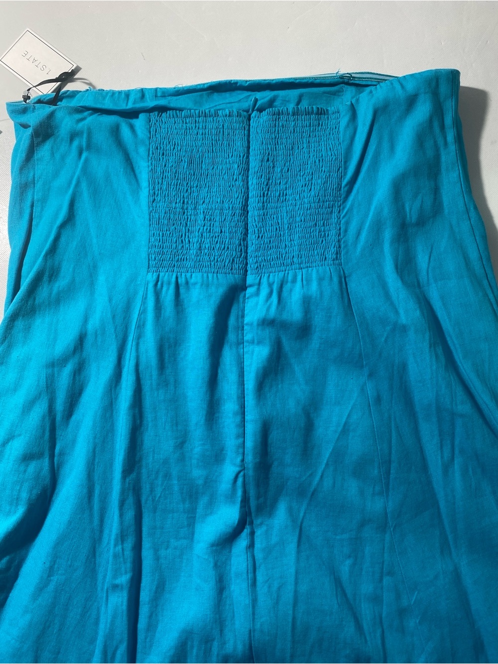 NEW Womens 1.State Daylight Dreams Strapless Maxi Dress Laguna Mist $129 - Picture 13 of 13